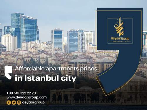 Affordable apartments prices in Istanbul city